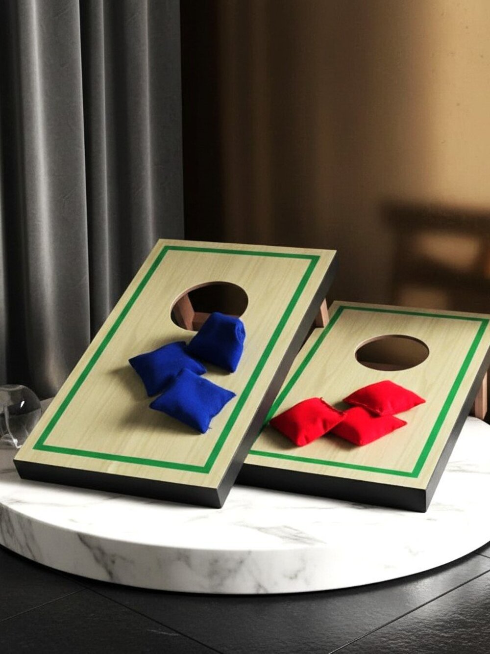 Desktop Bean Bag Toss Game – Set of 2 Wooden Boards SHIPS FREE